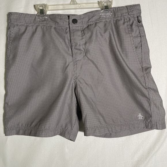 Original Penguin Light Gray Swim Trunks - Picture 2 of 10